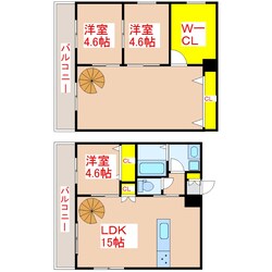 フェリス荒田の物件間取画像